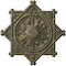 Ekena Millwork Antilles Ceiling Medallion (Fits Canopies up to 6"), 38 1/4"OD x 1 1/2"P, Witch Hazel Crackle CM38ANWHC - alternate 1